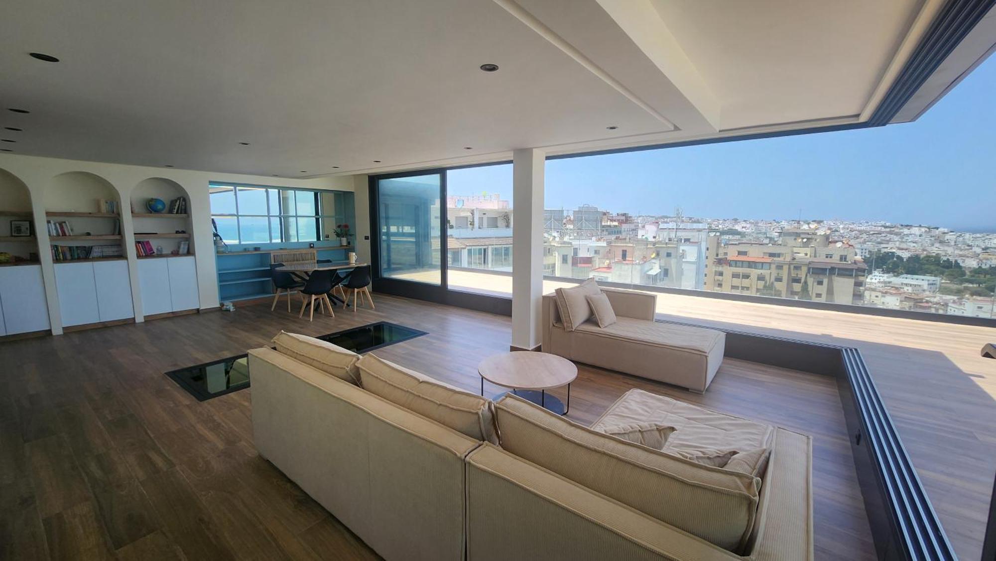 Magnifique Penthouse 160M2 Terrasse 90M2 Vue Mer Tanger Eksteriør bilde
