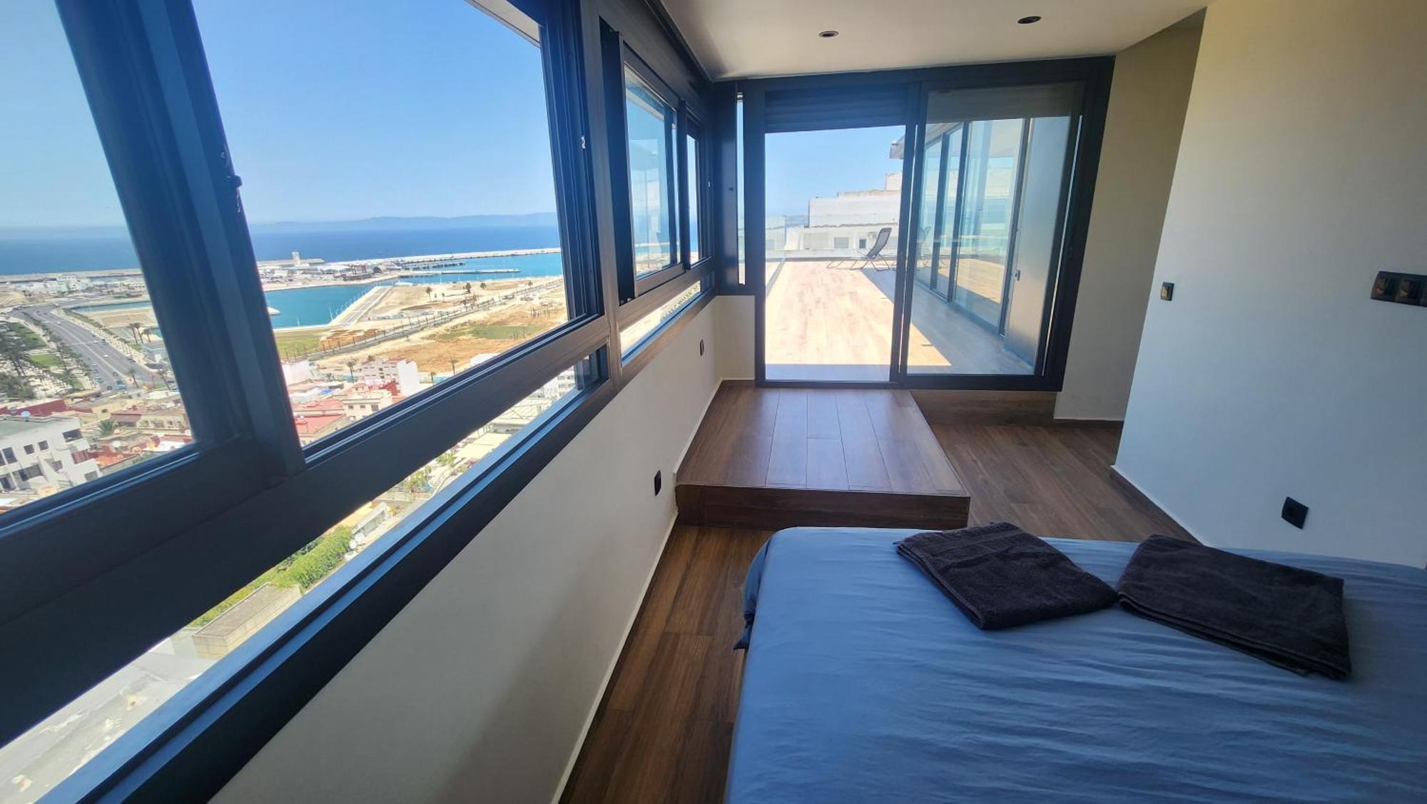Magnifique Penthouse 160M2 Terrasse 90M2 Vue Mer Tanger Eksteriør bilde