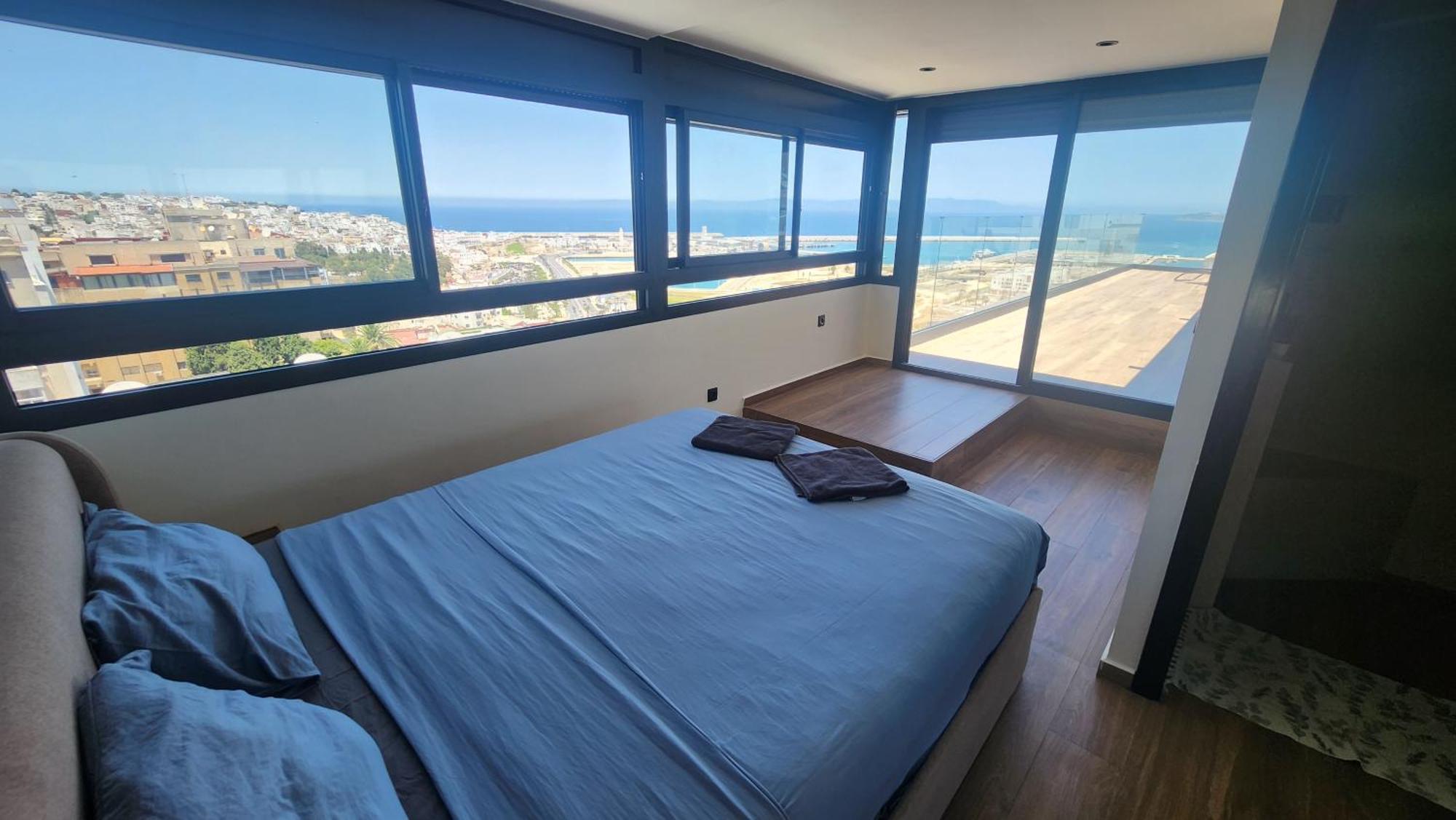 Magnifique Penthouse 160M2 Terrasse 90M2 Vue Mer Tanger Eksteriør bilde